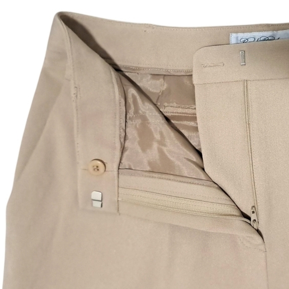 Brooks Brothers Stretch Fine Twill Wide-Leg Trouser Pants Size 8 - Picture 4 of 11